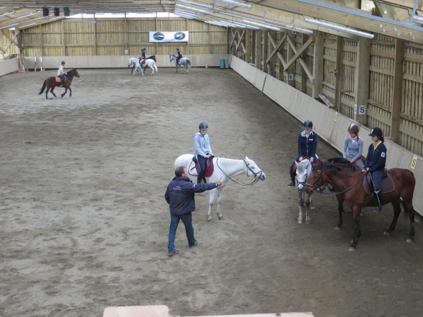 Cours de dressage de chevaux, Valence
